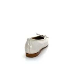 l'arianna L'Arianna 1705 Cuir Vernis Creme Ballerines