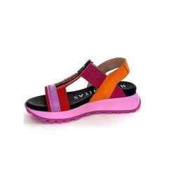 Hispanitas Hispanitas Chv 243308 Cuir Rouge Orange Fuschia Plateformes