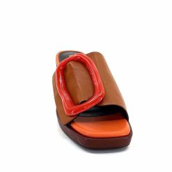 noa harmon Noa Harmon 9678M07 Cuir Multi Marron Orange Mules