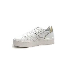 Liu.Jo Liu.Jo Ba4039 Cuir Blanc Dore Baskets