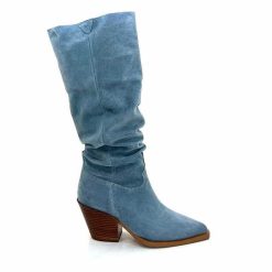 Alpe Alpe 50171126 Daim Bleu Ciel Bottes