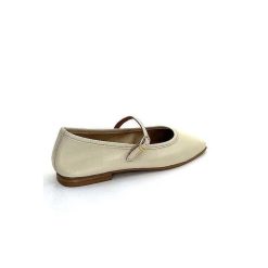 We Do Ivoire 55362 Cuir Beige Ballerines