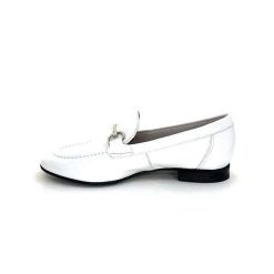 Ivoire0236a Ivoire 54564Dl Cuir Blanc Mocassins