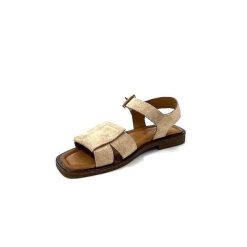 Ivoire0401a Ivoire 500.4314 Daim Beige Camel Sandales