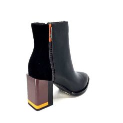 Elue Par Nous Elue Par Nous Palpe Cuir Noir Bottines