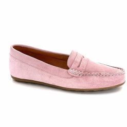 Ivoire0209b Ivoire 11163 Daim Rose Mocassins