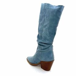 Alpe Alpe 50171126 Daim Bleu Ciel Bottes