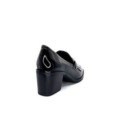 Ivoire0236a Ivoire 78006 Fortunato Cuir Vernis Noir Mocassins