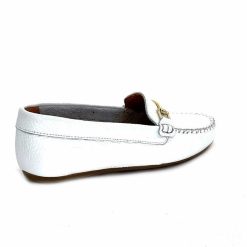 Ivoire0209b Ivoire 12052 Cuir Blanc Mocassins