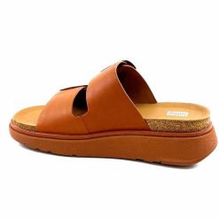 Fitflop Fitflop He8/592 Cuir Camel Mules