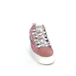 Semerdjian Semerdjian Smr Viken 11710 Cuir Rose Metallique Daim Rose Baskets