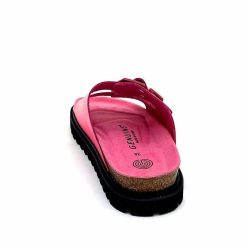 genuins factory s.l Genuins G105681 Cuir Fushia Mules