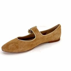 Ivoire0532 Ivoire H447 Sf28 Daim Camel Ballerines