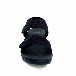 Fitflop Fitflop Ga2/90 Textile Glitter Noir Sandales