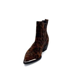 Ivoire0341a Ivoire Ar230 Daim Leo Moka Bottines