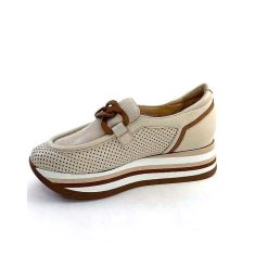 Softwaves Softwaves 7.7856-85 Cuir Daim Beige Marron Mocassins