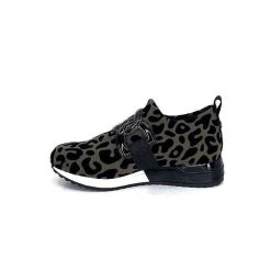 Ivoire0317a Ivoire 2203626 Textile Kaki Noir Leo Baskets