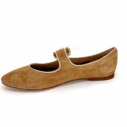 Ivoire0532 Ivoire H447 Sf28 Daim Camel Ballerines