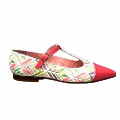 Dansi Dansi 5232 Flower Cuir Rose Ballerines