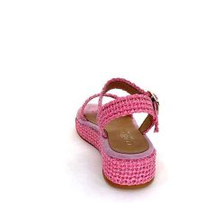 Ivoire0467a Fiorina S148 J738 Raffia Rose Plateformes