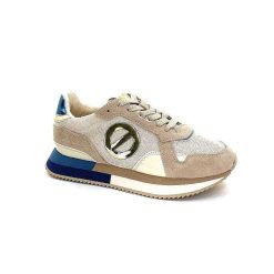 No Name No Name Mia Jogger W Daim Beige Bleu Baskets