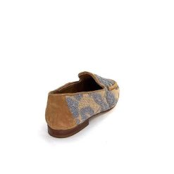 Pedro Miralles Pedro Miralles 14583 Textile Beige Glitter Bleu Ciel Mocassins