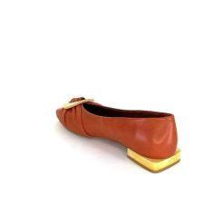 angel alarcon Angel Alarcon 24004 Cuir Orange Ballerines