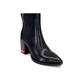 Elue Par Nous Elue Par Nous Palpe Cuir Noir Bottines