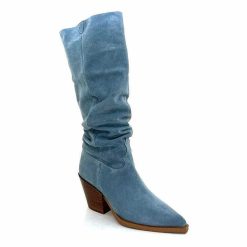 Alpe Alpe 50171126 Daim Bleu Ciel Bottes