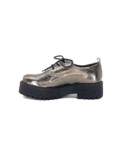 Minka Minka Dunvel Cuir Metal Taupe Lacets