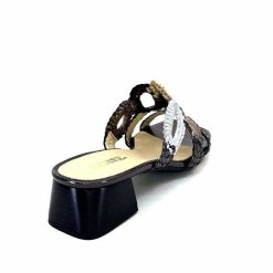 Ivoire0303 Ivoire 21036 Cuir Anthracite Mules