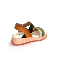 Hispanitas Hispanitas Chv 243308 Cuir Vert Orange Plateformes