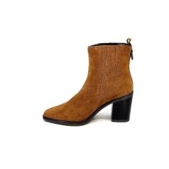 Ivoire0104a Ivoire 46112 Daim Cognac Bottines