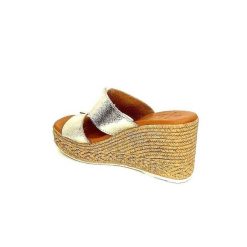 oh my sandals - innova footwear Ivoire 5458 Cuir Or Mules