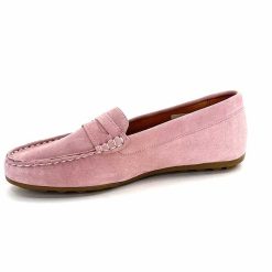 Ivoire0209b Ivoire 11163 Daim Rose Mocassins