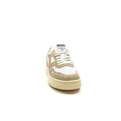 Victoria Victoria 12571119 Cuir Blanc Daim Beige Baskets