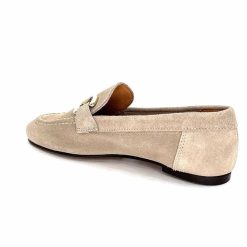 Ivoire0209b Ivoire 12807 Daim Beige Mocassins