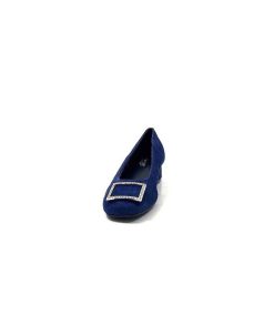 Requin Reqins Karisse Daim Bleu Ocean Ballerines