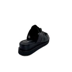 Ivoire-354 Ivoire 107911 Cuir Noir Mules