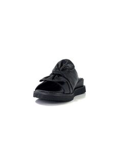 Ivoire-354 Ivoire 107911 Cuir Noir Mules