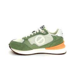 No Name No Name Tova Runner W Daim Vert Textile Vert Blanc Orange Baskets