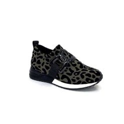 Ivoire0317a Ivoire 2203626 Textile Kaki Noir Leo Baskets