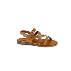 Ivoire0401a Ivoire 500.4301 Cuir Tan Sandales