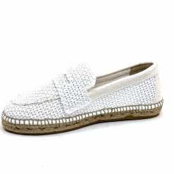 Gaimo Gaimo Zona Textile Blanc Mocassins