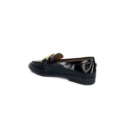 Ivoire0317a Ivoire 2200127-1301 Cuir Vernis Noir Mocassins