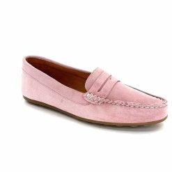 Ivoire0209b Ivoire 11163 Daim Rose Mocassins