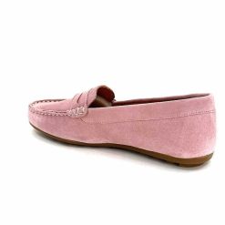 Ivoire0209b Ivoire 11163 Daim Rose Mocassins