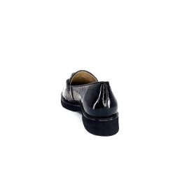 Ivoire0236a Ivoire 54595 Cuir Vernis Coco Noir Mocassins