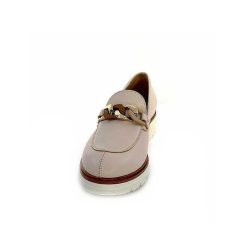 Ivoire0130a Ivoire 8B5118 Cuir Creme Mocassins