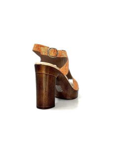 Myma Myma 6580/01 Cuir Metal Orange Sandales